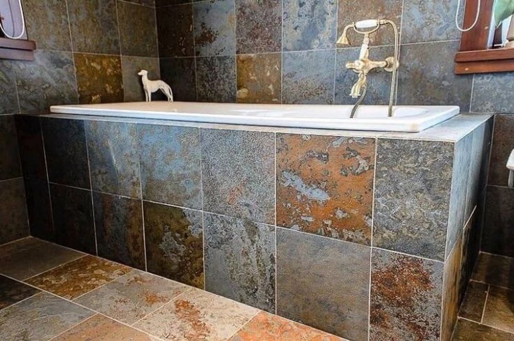 Плитка-сланец мультиколор, натуральный скол Pharaon 300x600x10