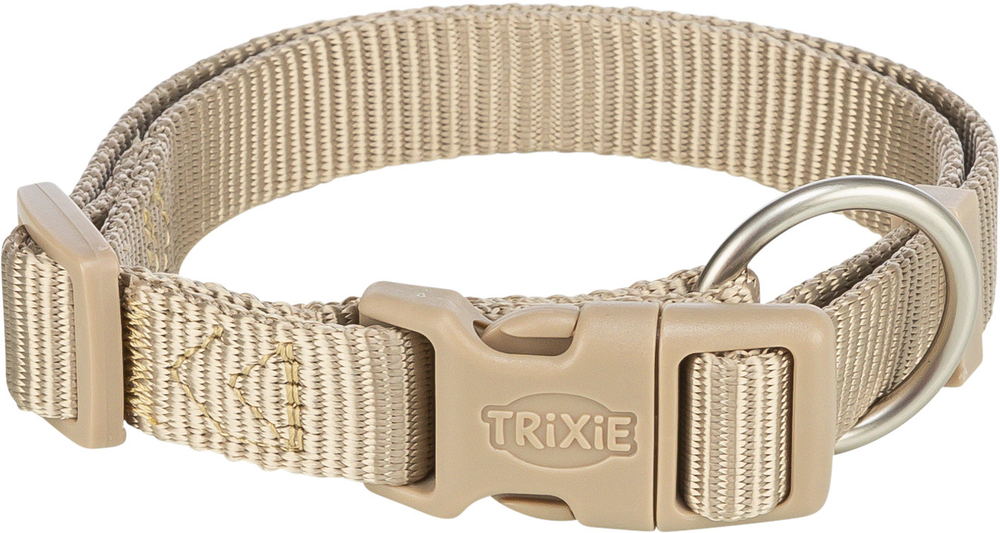 Ошейник Trixie Premium, S: 25–40 см/15 мм, песочный