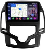 Магнитола для Hyundai i30 1 2007-2012 (климат) - FarCar 043M монитор 9.5" QLED на Android 14, TS18, CarPlay, 4G SIM-слот