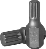 D10M30M12A Вставка-бита 10 мм DR SPLINE, М12, 30 мм