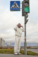 Худи серый меланж "Winter"