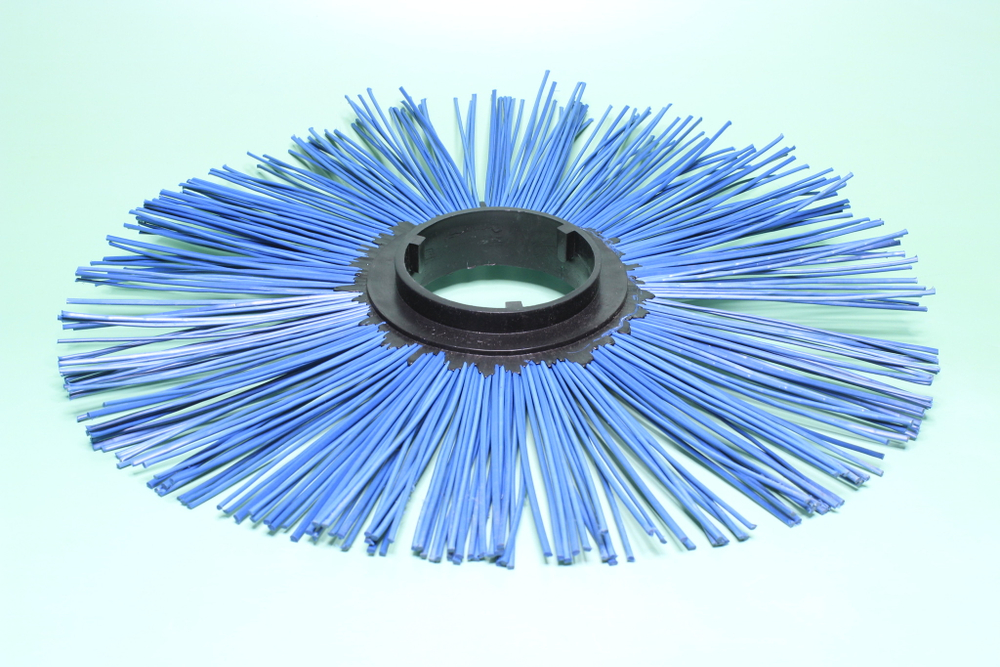 Диск щеточный б/п 120х550 синий, вторичный+первичный полипропилен 50/50 "Conductio"