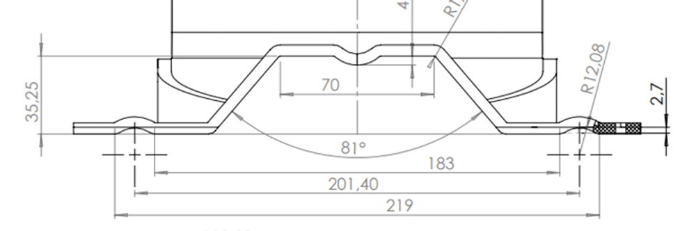 Турбодефлектор TD110 ОЦ, вент.выход 110 не утепленный, для кровельного профнастила 35мм, коричневый