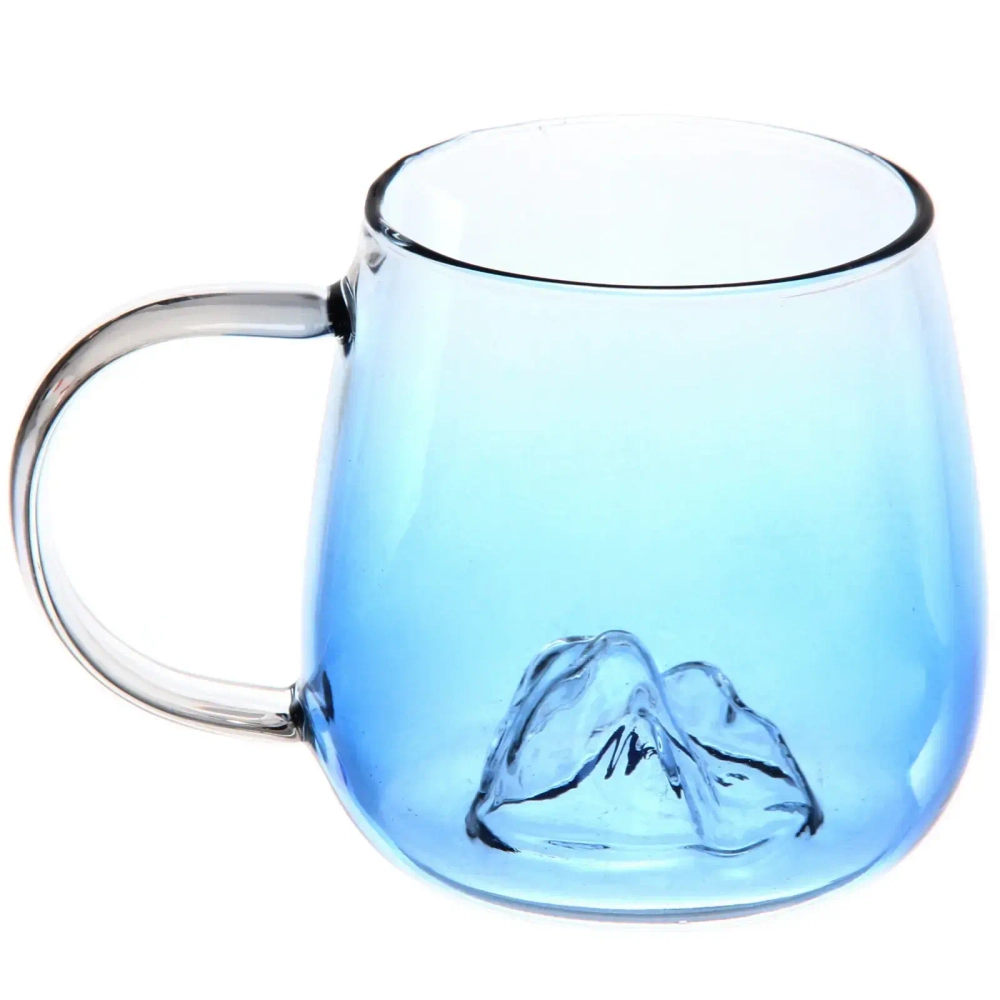 Кувшин стеклянный 1800мл «Хай-Тек» в наборе с 4-мя стаканами 400мл Горы