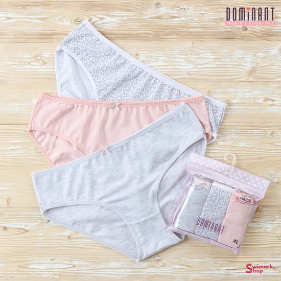Трусики женские DOMINANT 55000-28, FULL BRIEF, 3 шт. в уп.