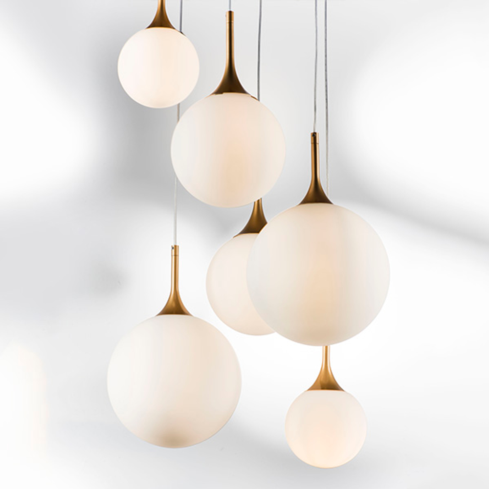 813062 Люстра GLOBO 6х40W E14 золото/белый