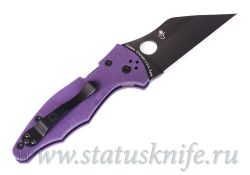 Нож Spyderco C85GPPRBK2 Yojimbo 2 Cru-Wear Purple G-10фотография - 4