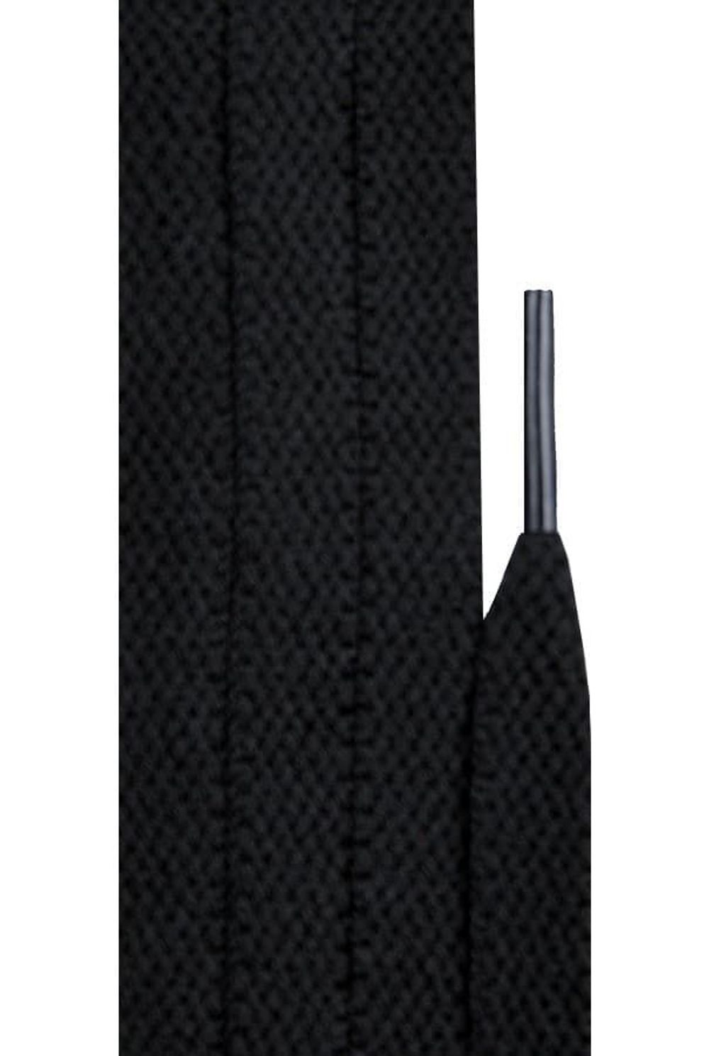 Черные шнурки для обуви фото