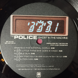 Винтажная виниловая пластинка LP The Police Ghost In The Machine (USA 1981)