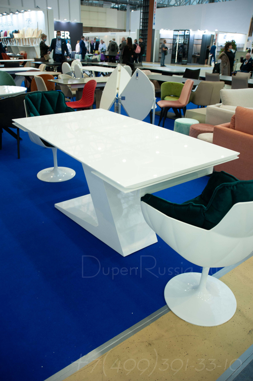 Обеденный стол DUPEN DT-21 Раскладной Белый