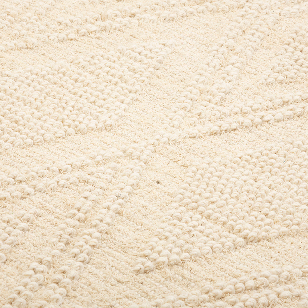 Ковер из шерсти и переработанного хлопка shillong из коллекции ethnic