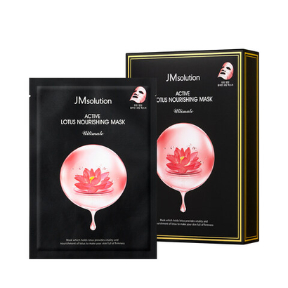 JMsolution Active Lotus Nourishing Mask Ultimate питательная тканевая маска с экстрактом лотоса