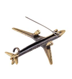 AM-3796 Брошь «Самолет ТУ-154» (латунь)
