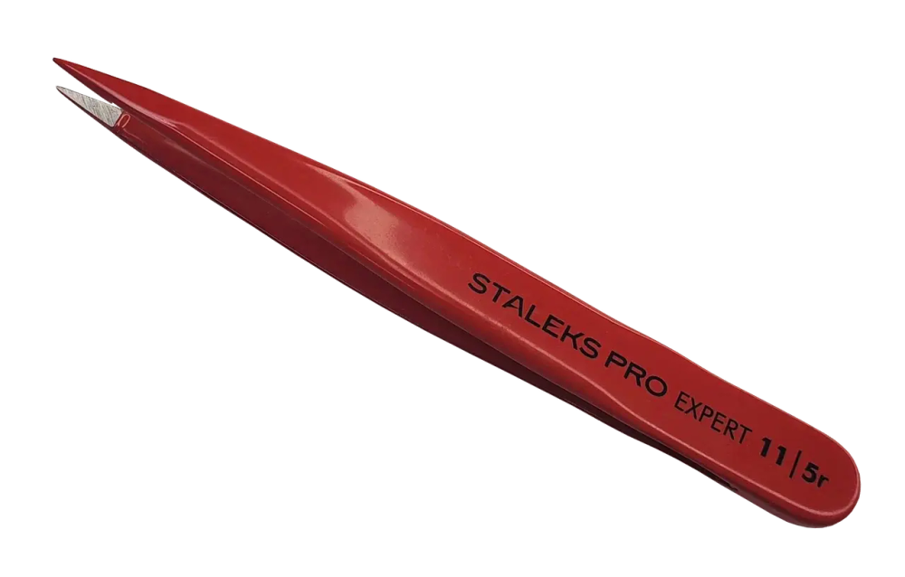 Пинцет точечный для бровей EXPERT 11 TYPE 5r STALEKS