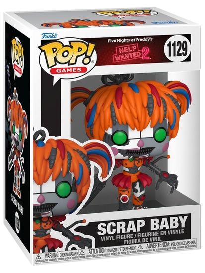 Фигурка Funko POP! Games FNAF HW2 Scrap Baby (1129) 86115 / Фигурка Фанко ПОП! по мотивам игры "Пять ночей с Фредди", Разрушенная Бейби. Товар уцененный