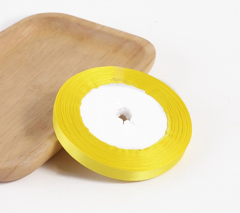 Лента Атласная (0,5см*20м), Желтый