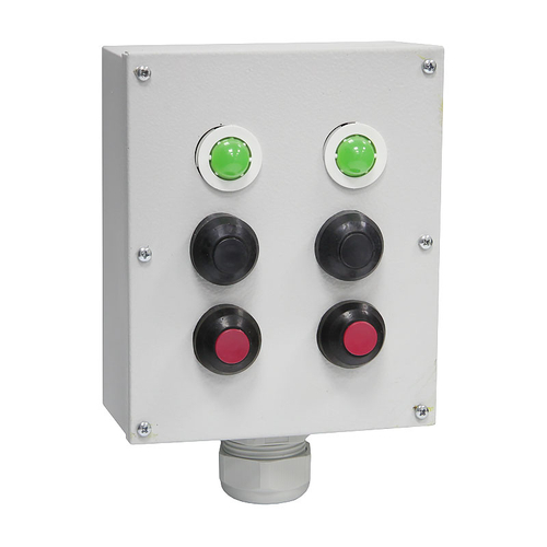 Пост управления ПКУ 15-21.231-54У2 (2хКЕ 081/2 красн, 2хКЕ 081/2 черн., 2хСКЛ 11А-Л-2-220, зел.)