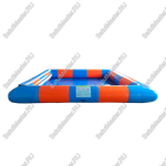 Квадратный надувной бассейн «Зебра», 4*4*0,5 м