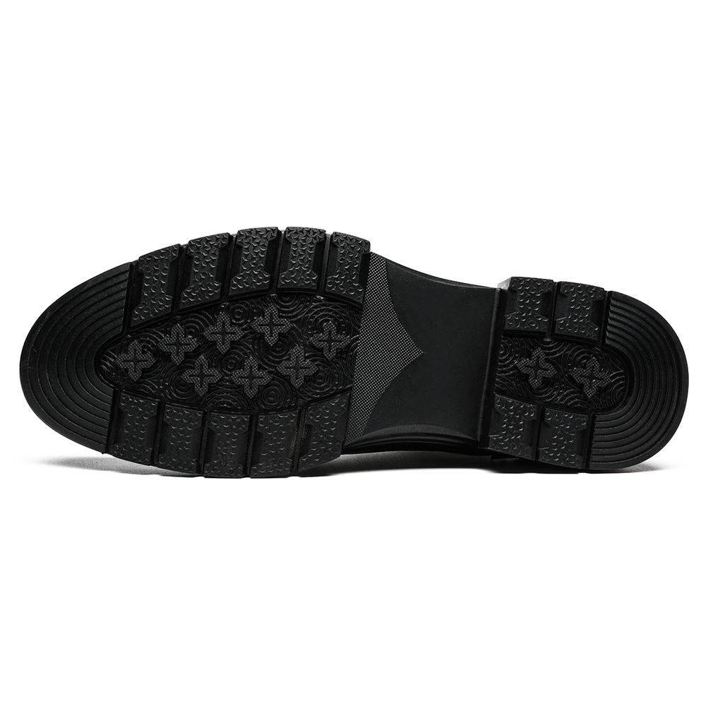 CHINT Casual Leather Shoes Men"s Low top Black/Brown