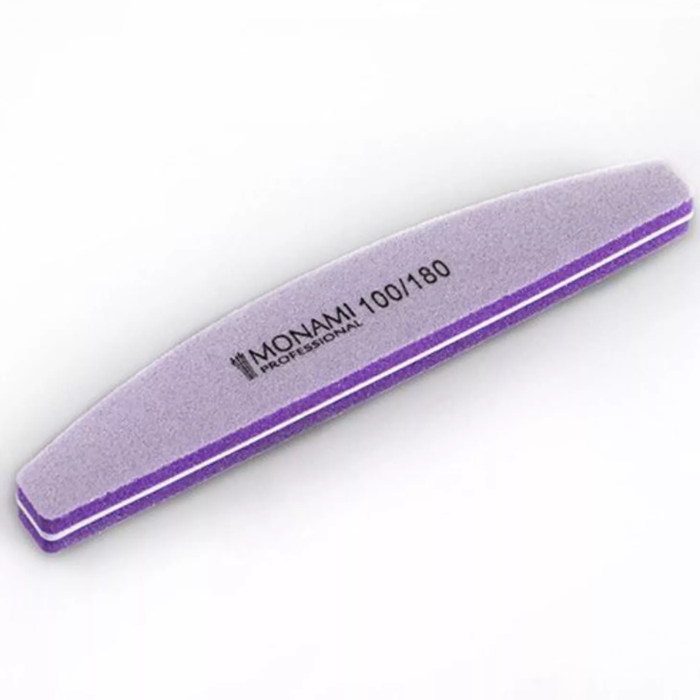 Monami Баф для ногтей лодка сиреневый,