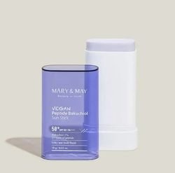Mary&May Vegan Peptide Bakuchiol Sun Stick солнцезащитный стик SPF50+ PA++++ 18г