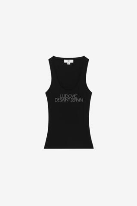 ZARA X LUDOVIC DE SAINT SERNIN ТОП БЕЗ РУКАВОВ, ЧЕРНЫЙ