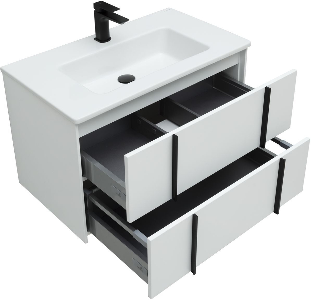 Тумба с раковиной Allen Brau Reality 1.32005.WM 80 white matt