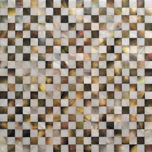 TCJW-07 Эксклюзивная мозаика ракушка Natural Shell коричневый квадрат
