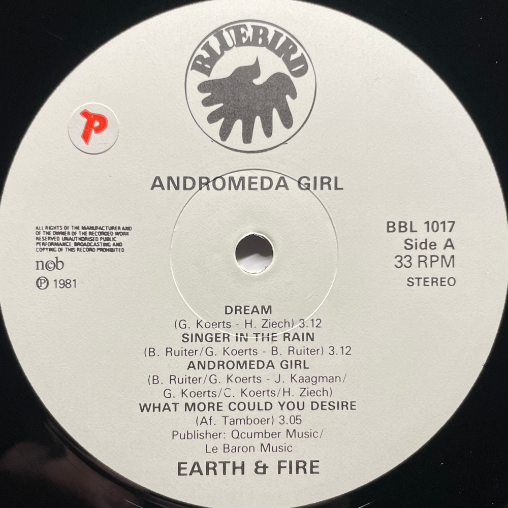 Earth And Fire ‎– Andromeda Girl (Скандинавия 1982г.)
