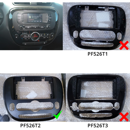 Магнитола для KIA Soul 2 2014-2019 (климат, рамка матовая) - Parafar PF526T2RN2K на Android 13, QLED+2K, ТОП процессор, 4Гб+32Гб, CarPlay, 4G SIM-слот