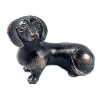 Фигурки собаки из кальцита