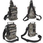 Сумка мужская через плечо «Viking», 4 кармана, цвет хаки-серый, 27*16*6,5см