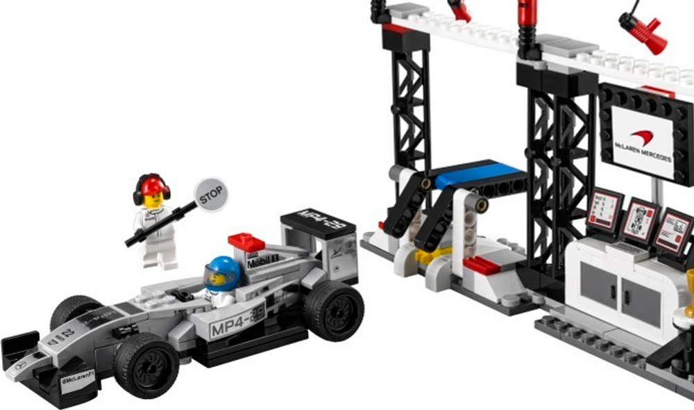 LEGO Speed Champions: Пункт техобслуживания McLaren Mercedes 75911 — McLaren Mercedes Pit Stop — Лего Спид чампионс Чемпионы скорости