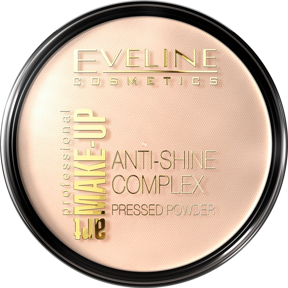 Eveline Cosmetics Art Make-Up - Легкий компактный минеральный пудровый тональный фон с матовым покрытием оттенок 32 Natural, 14 g