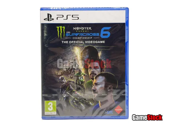 PS5 Monster Energy Supercross The Official Videogame 6 (Новый, Английская версия, PPSA-08592)