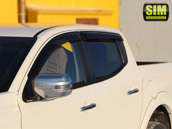 Дефлекторы боковых окон SIM для Mitsubishi L200 (2015-) арт.SMIL2001532