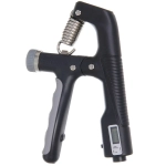 Эспандер кистевой с регуируемой нагрузкой Sportage W01, счетчик, черный-серый