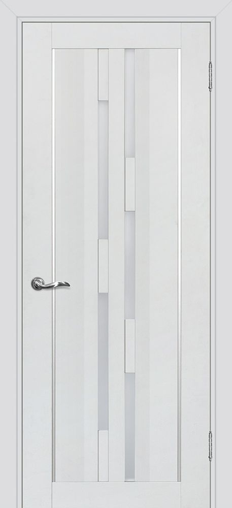 Дверь PSC-33 / Цвет Агат / белый сатинат / Двери PROFILO PORTE