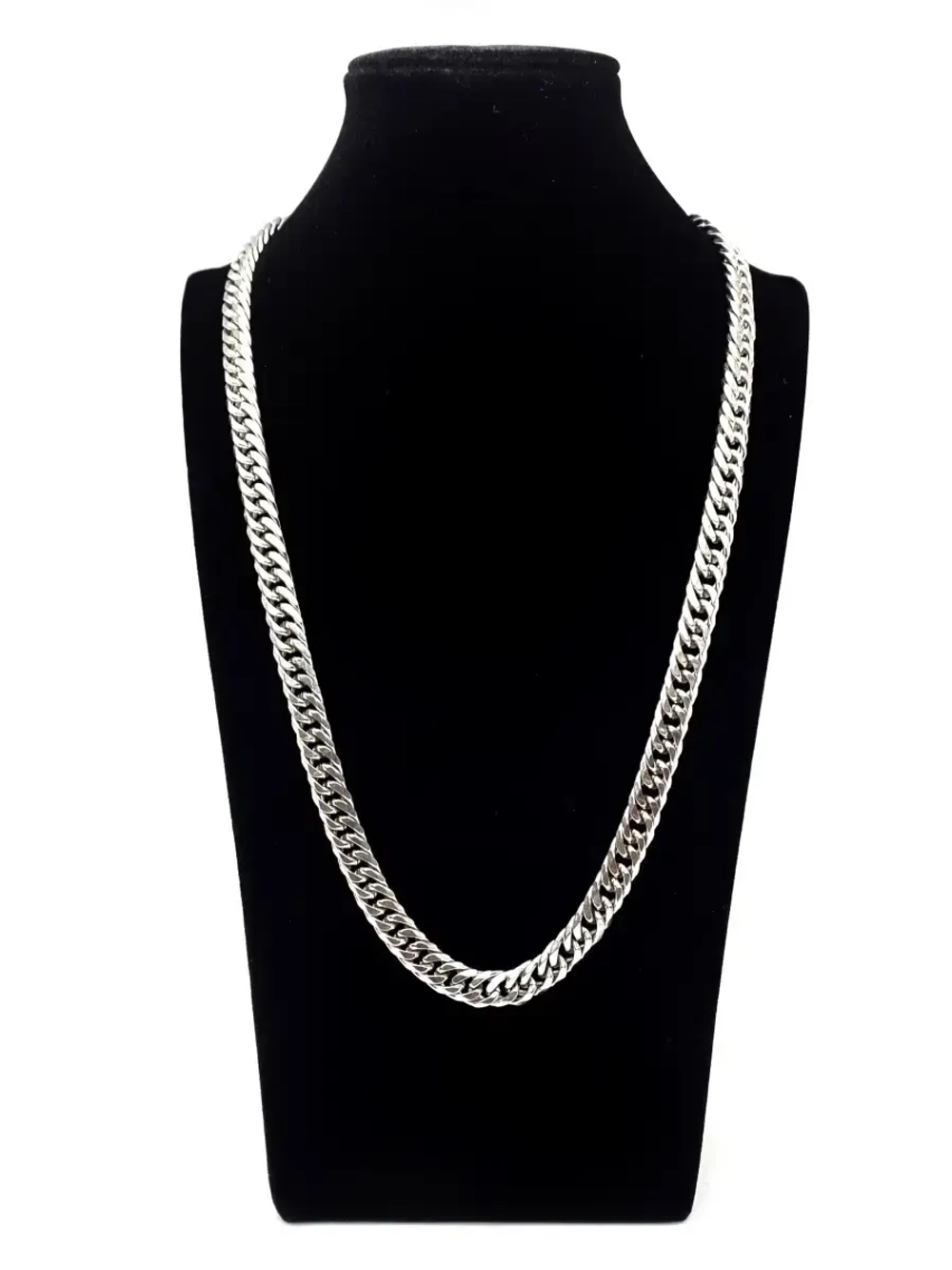 Массивная цепочка толстого плетения из стали