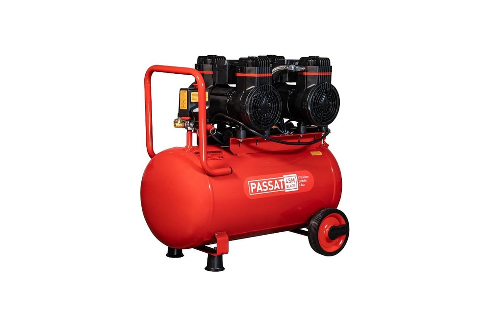 Компрессор PASSAT-45М BLACK безмасляный 39008