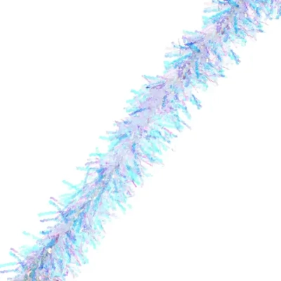 Мишура 2м 15см «Голограмма волна», Перламутр