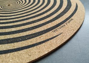 Пробковый Слипмат Для Проигрывателя Виниловых Пластинок (Simply Analog Corc Slip Mat)(Vertigo)