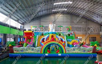 Коммерческий батут "Логово дракона" 14,6*14*7 м