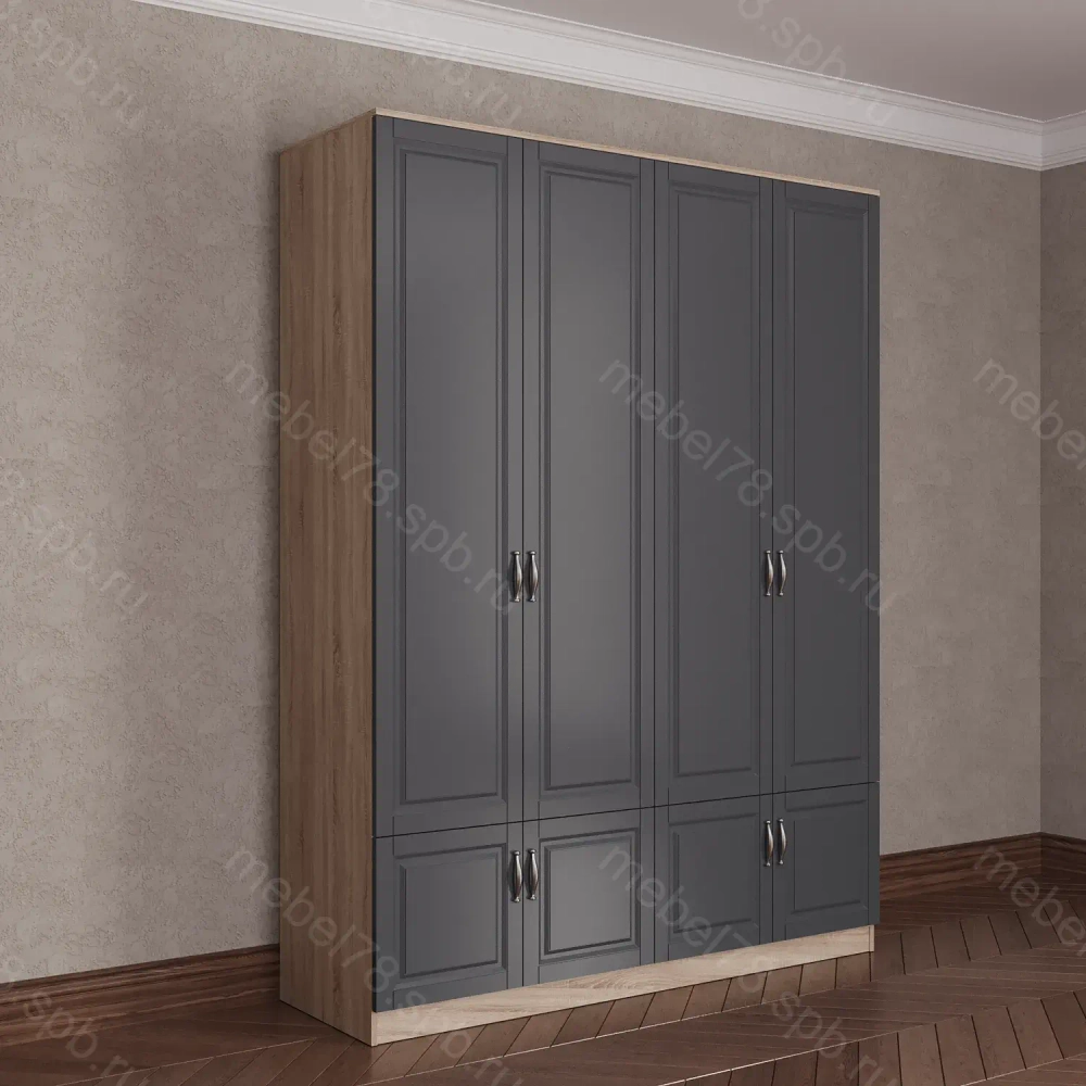 Шкаф распашной с антресолью 4/9