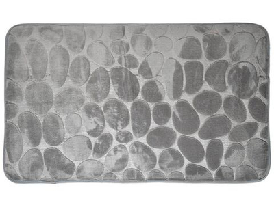 Коврик для ванной Камни 50*80см (cерый)