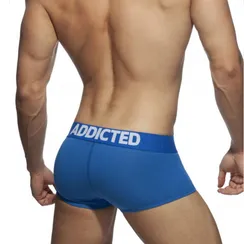 Мужские трусы хипсы синие Addicted AD5021-9