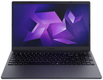 Ноутбук  KVADRA NAU LE15T 15.6 ", Core i5, 8 Гб RAM, 512 Гб SSD, Iris Xe Graphics, Темно-серый