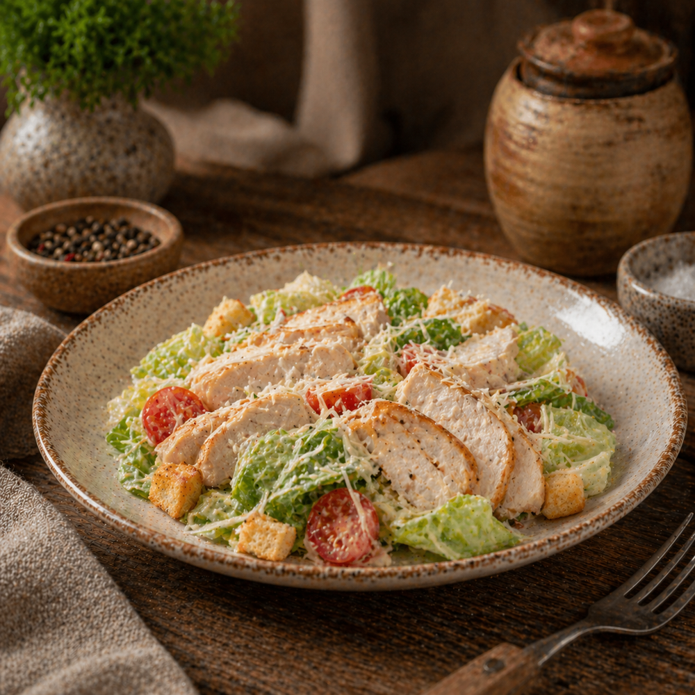 Цезарь с курицей су-вид