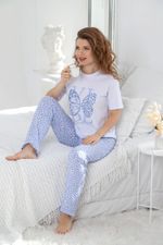 Пижама Дафна-2 Виотекс ГОЛУБОЙ