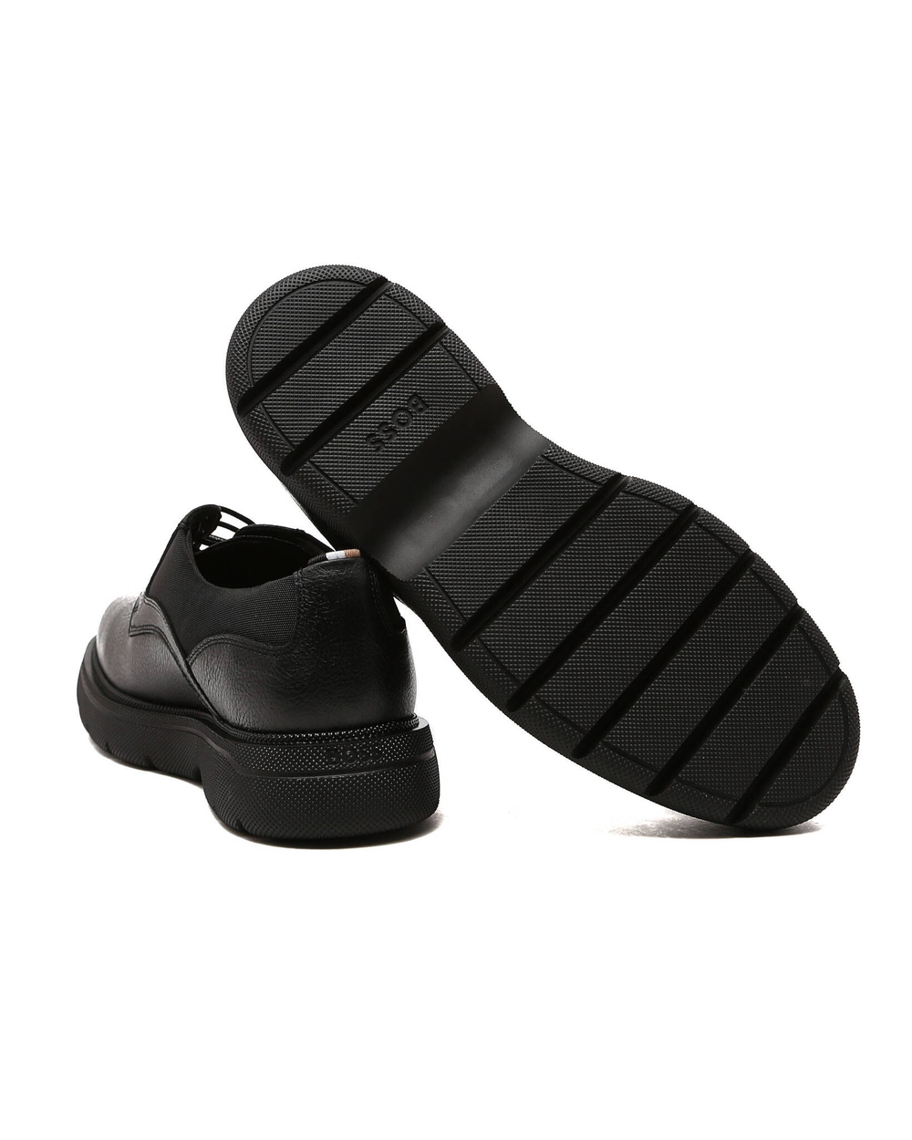 Кожаные броги jacob_derb BOSS BLACK - черный(50487180)